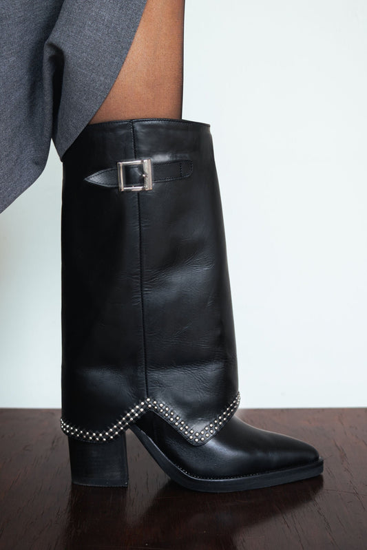 Botas Caña Media Negras