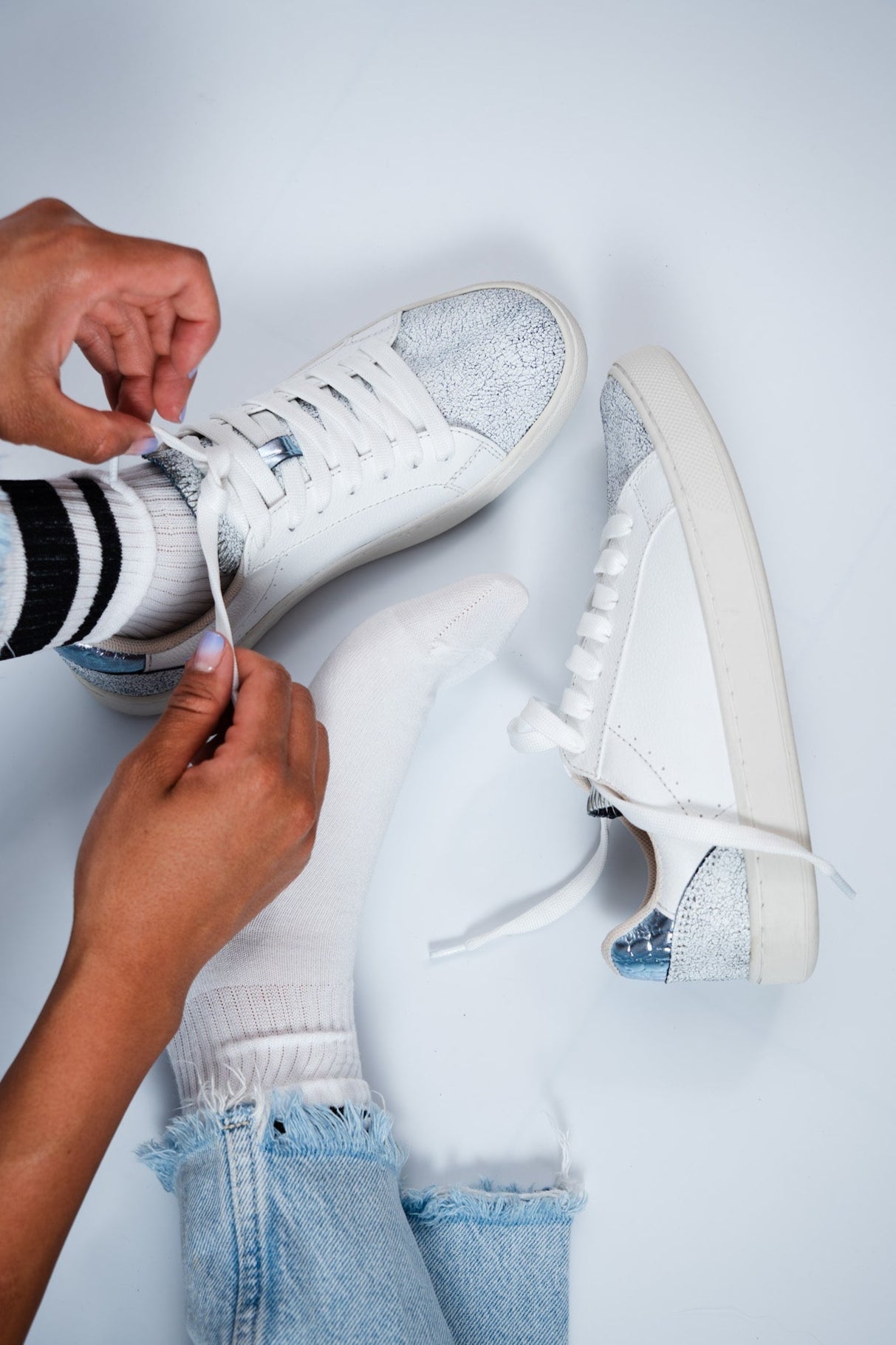 Tenis Basic Crackled