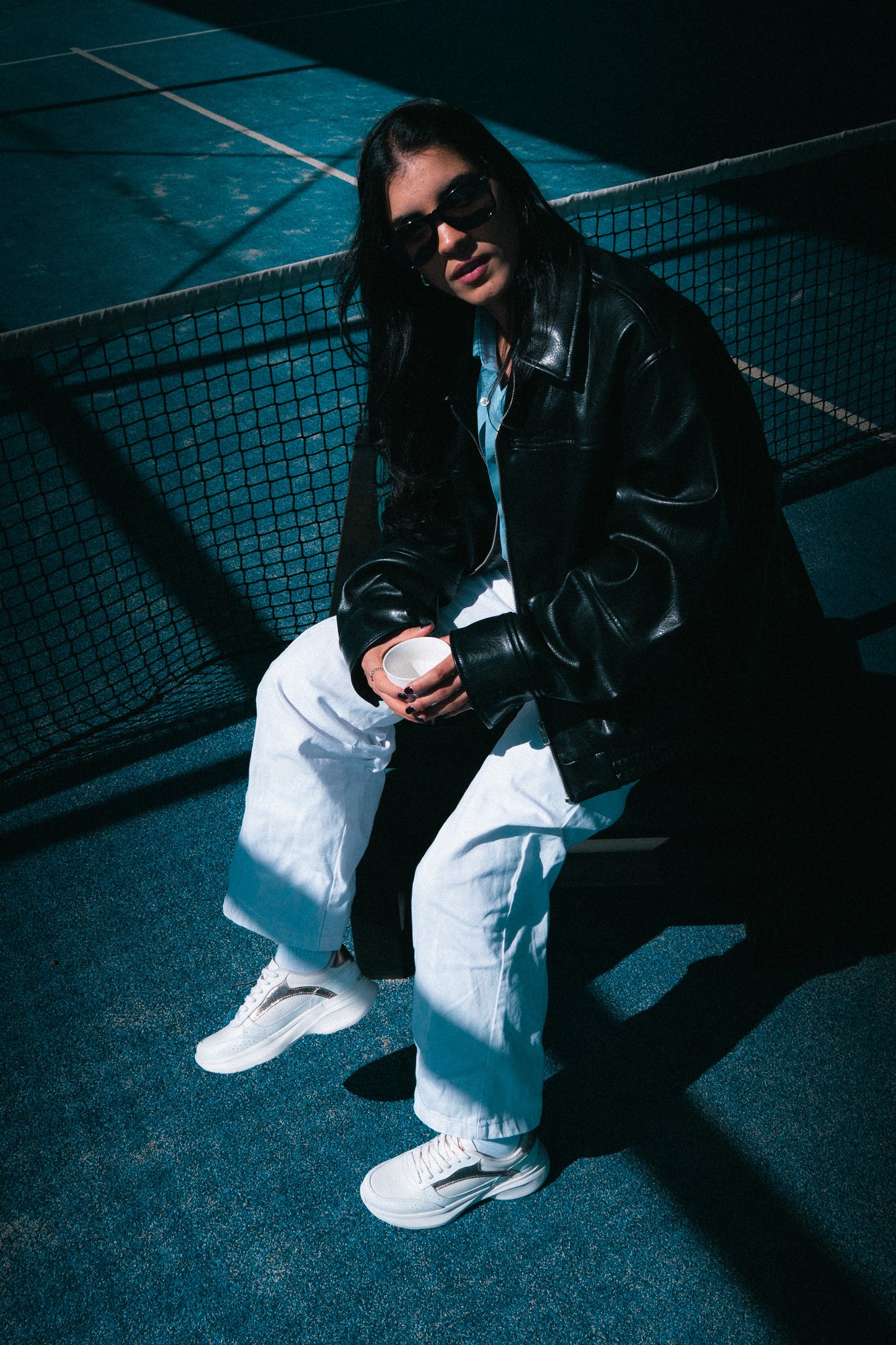 Tenis Point Blancos - Oro