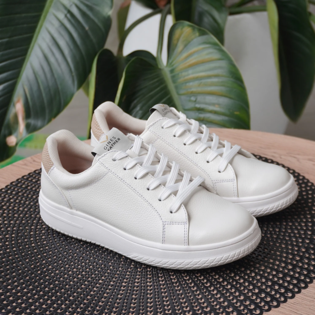 Tenis Basic Blanco Hueso